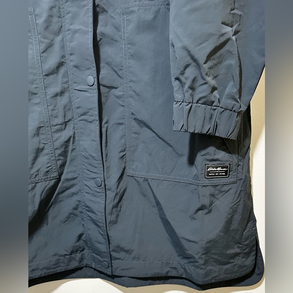 Eddie Bauer Women's Windburst Duster, Storm (Greenish/Grayish)Color Sz Large New - Picture 8 of 10